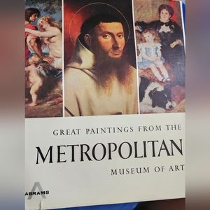 GREAT PAINTING FROM THE METROPOLITAN MUSEUM OF ART BOOK.